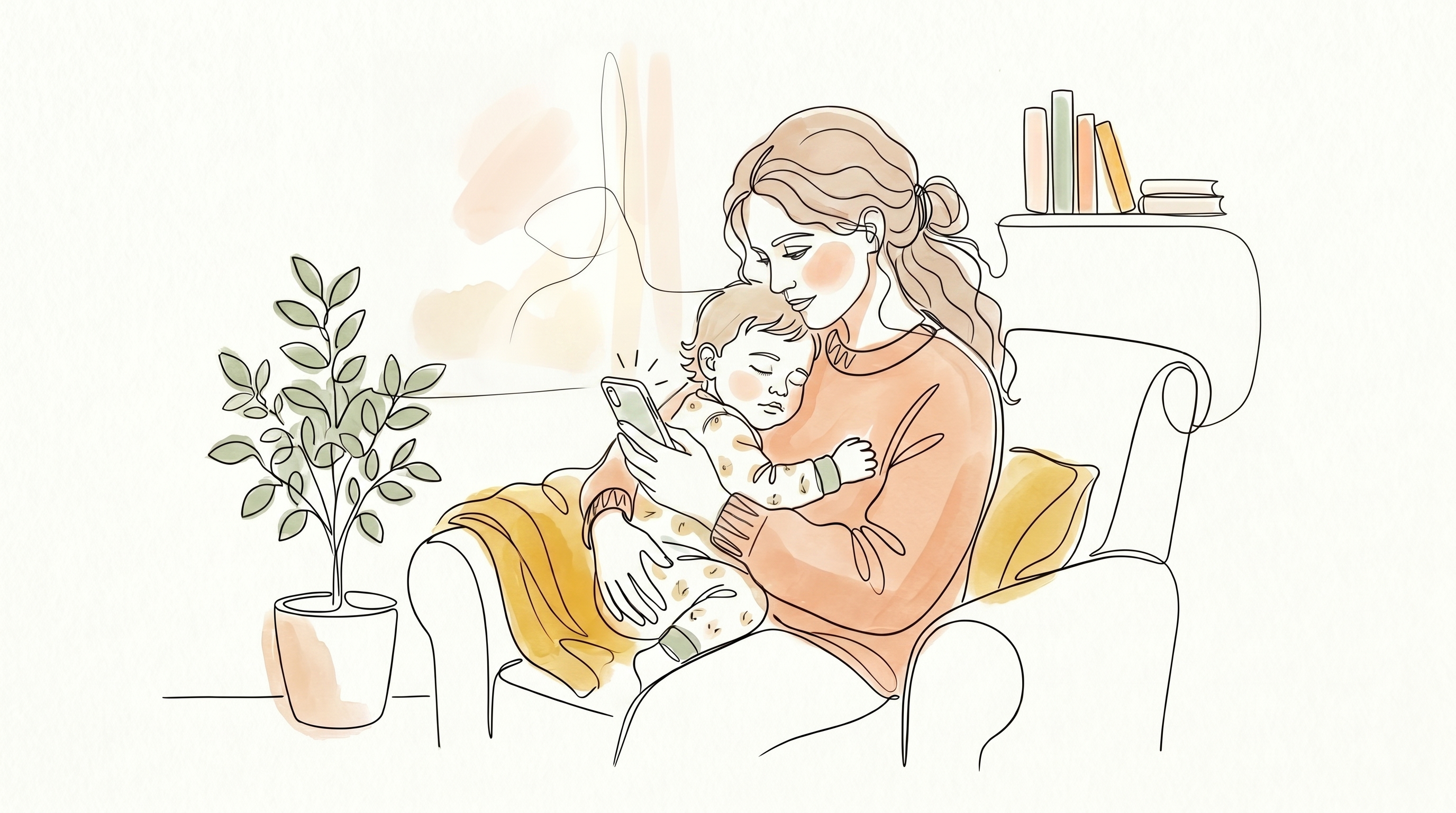 Parent with infant